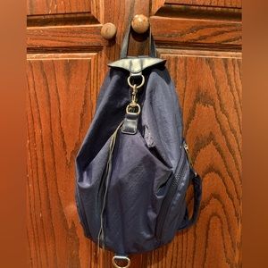 Rebecca Minkoff nylon blue backpack